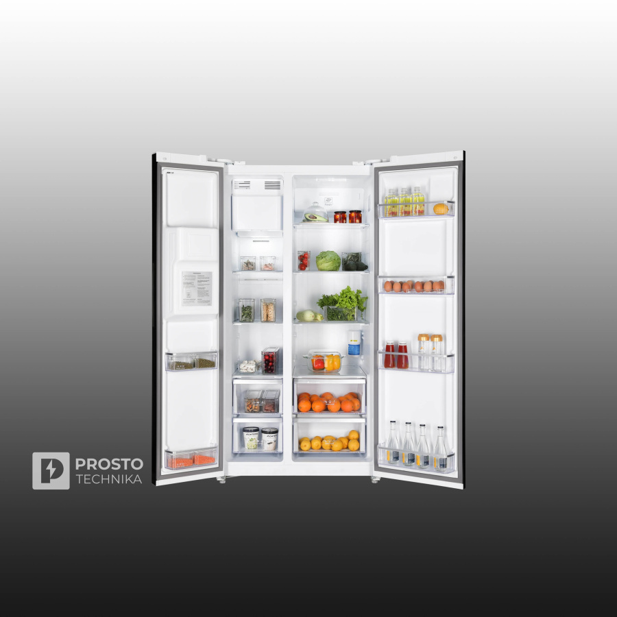 Холодильник HIBERG RFS-650DX NFGW inverter